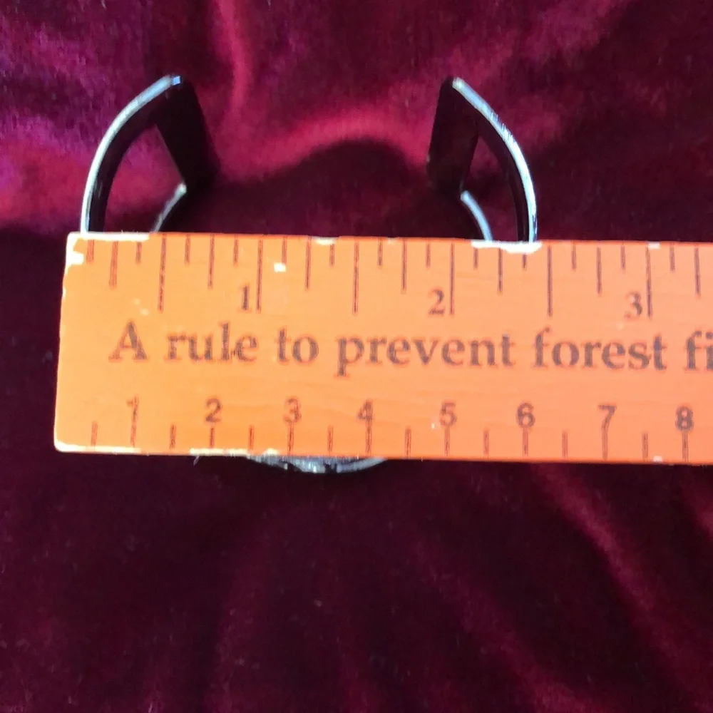 Silver cuff bracelet